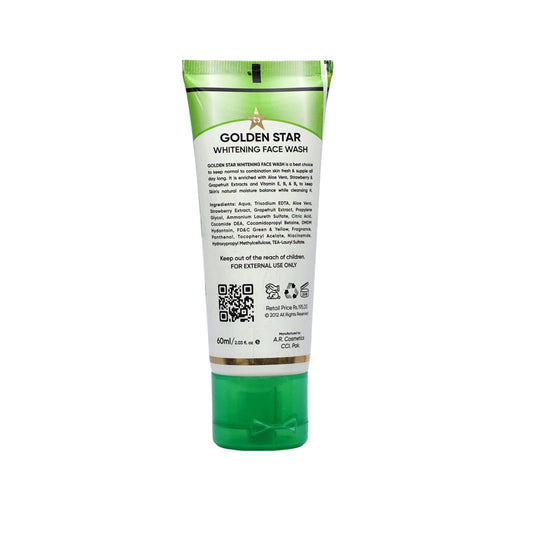 Golden Star Whitening Face Wash (Green)