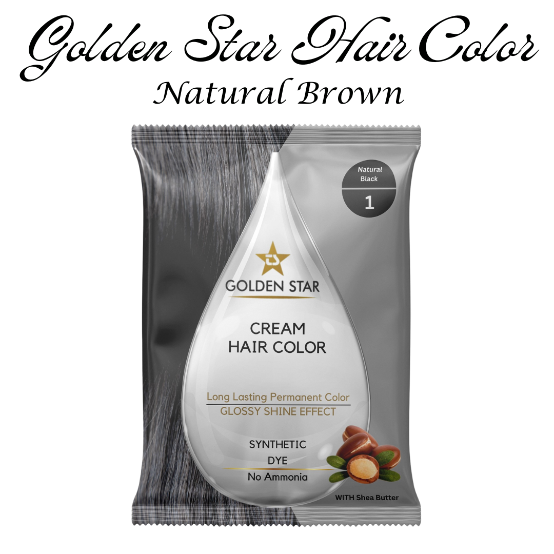 Golden Star Hair Color Natural Black