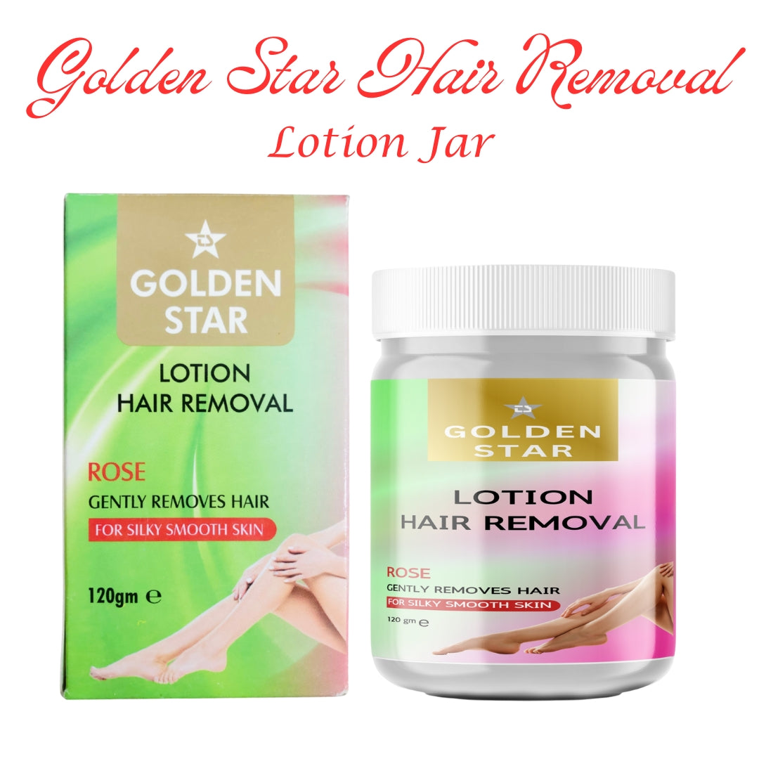 Golden Star Hair Removal Jar