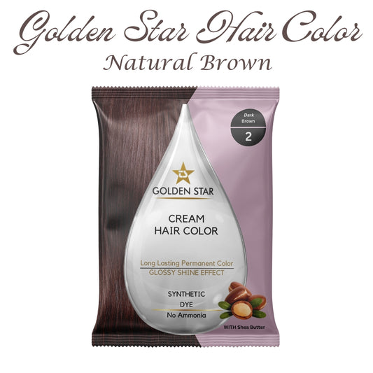 Golden Star Hair Color Dark Brown