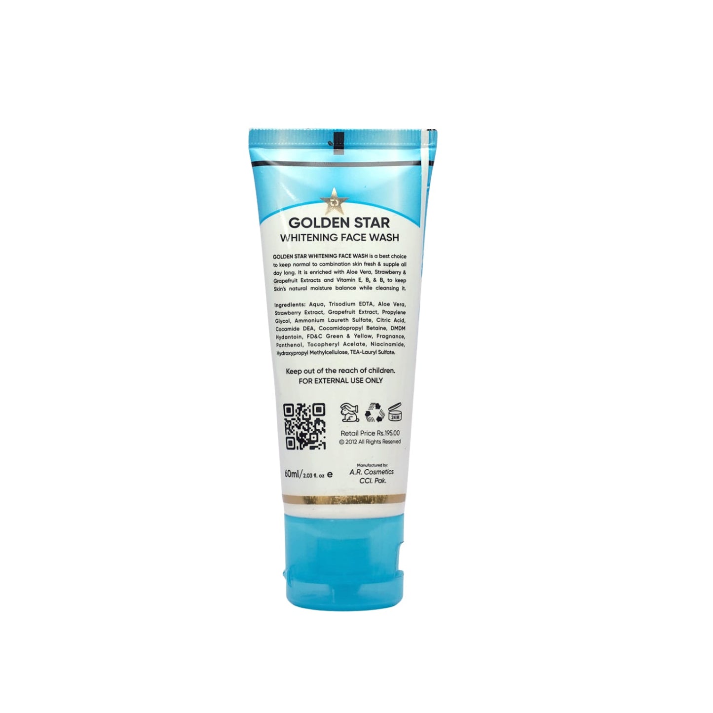 Golden Star Whitening Face Wash (Blue)